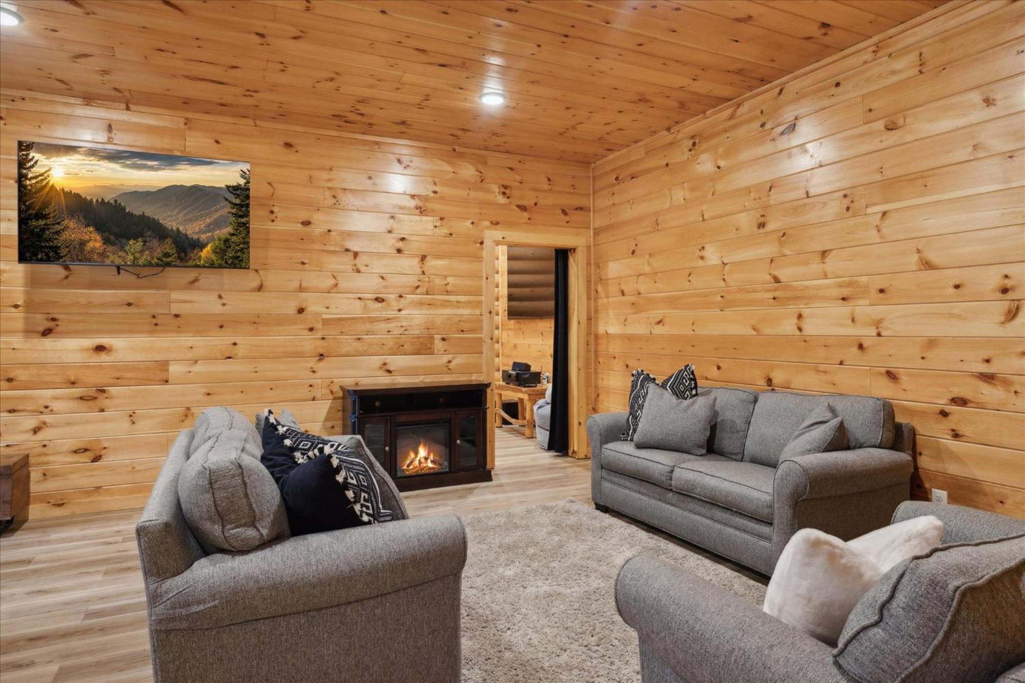 Hot Tub Fire Pit Game Room Theater Easy Access Sleeps 12 - Black Bear Lodge Пиджен Фордж Екстериор снимка